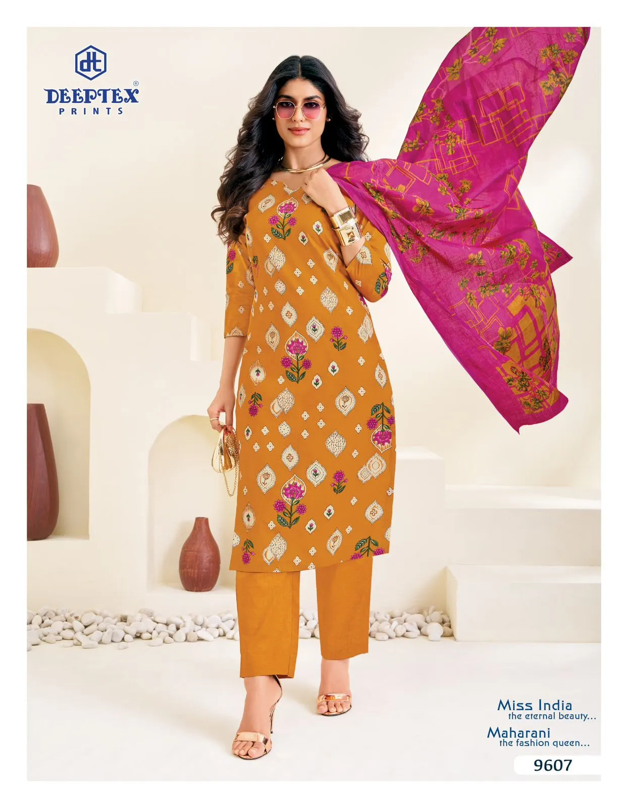 Deeptex Miss India Vol 96 Unstitched Suits