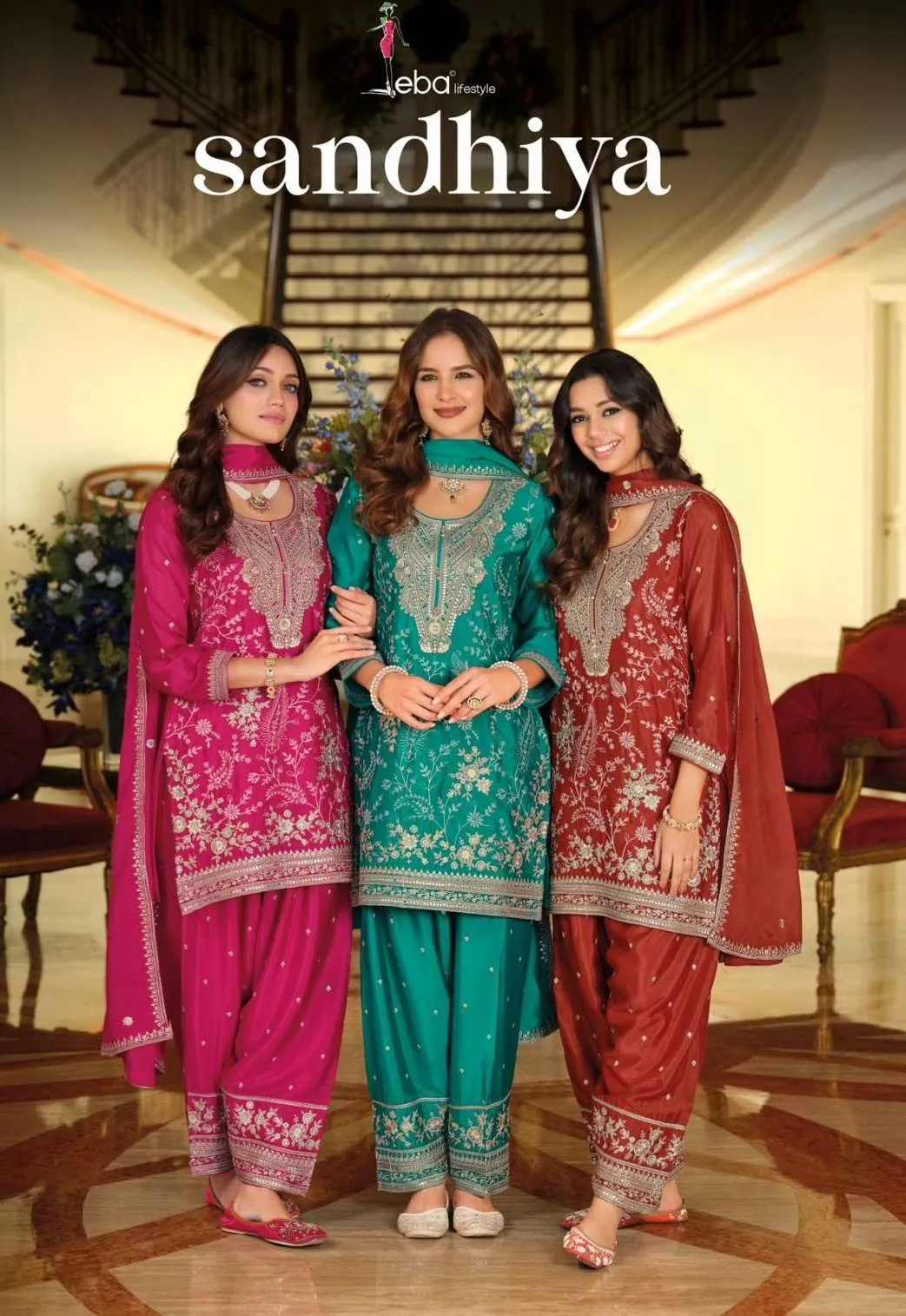 Eba Lifestyle Sandhiya Readymade Suits