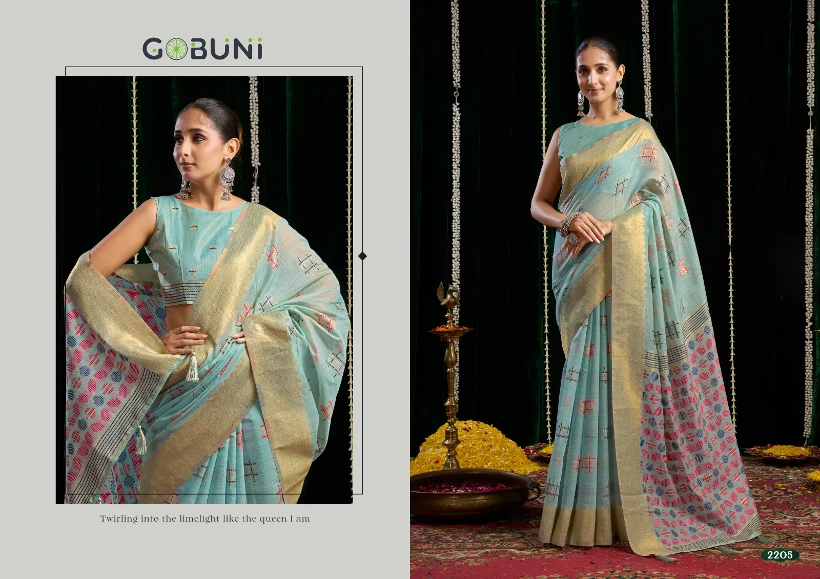 Gobuni Shikha Soft Spun Cotton Jari Saree Collection Sarees
