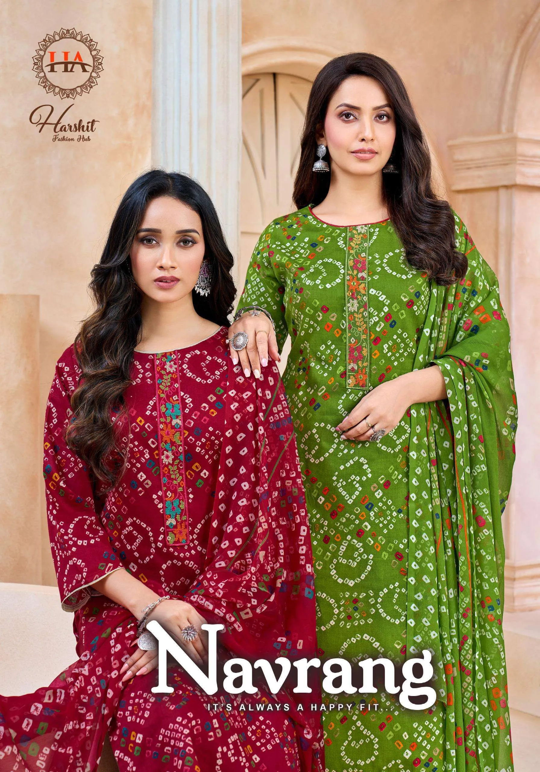 Harshit Fashion Hub Navrang Unstitched Suits