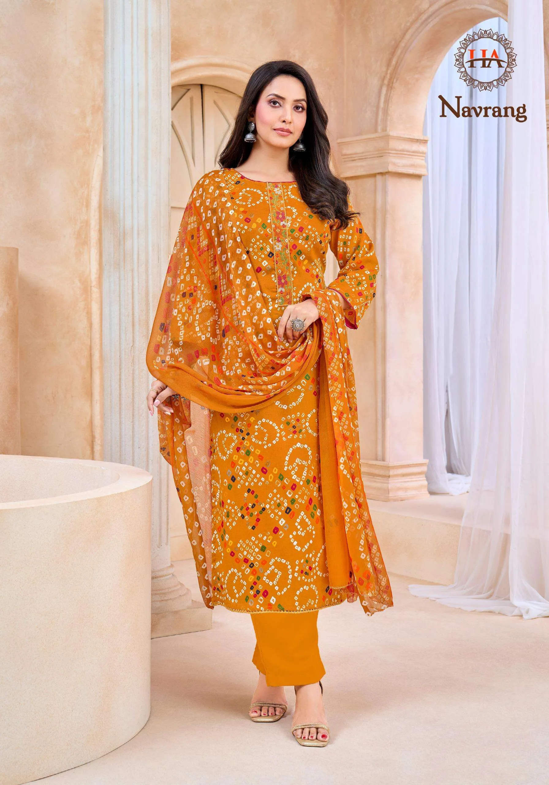 Harshit Fashion Hub Navrang Unstitched Suits
