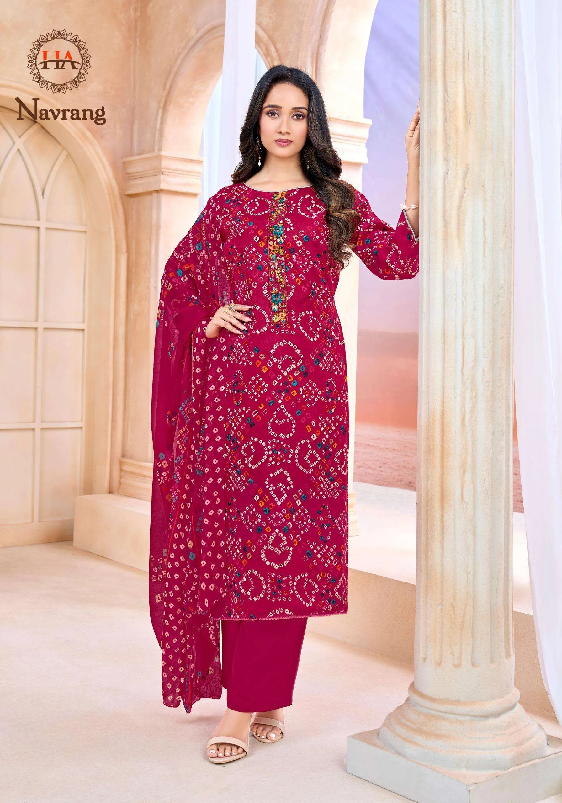 Harshit Fashion Hub Navrang Unstitched Suits