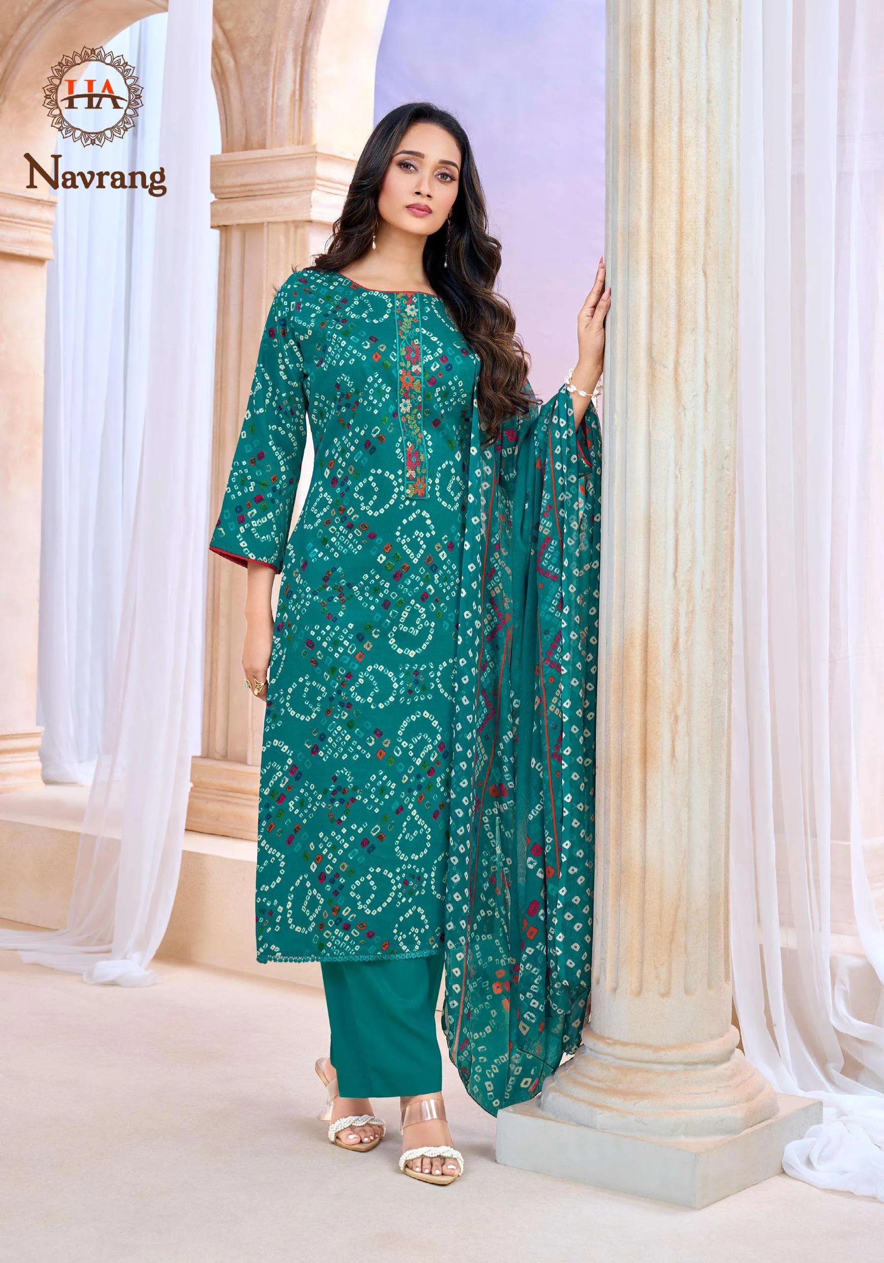 Harshit Fashion Hub Navrang Unstitched Suits