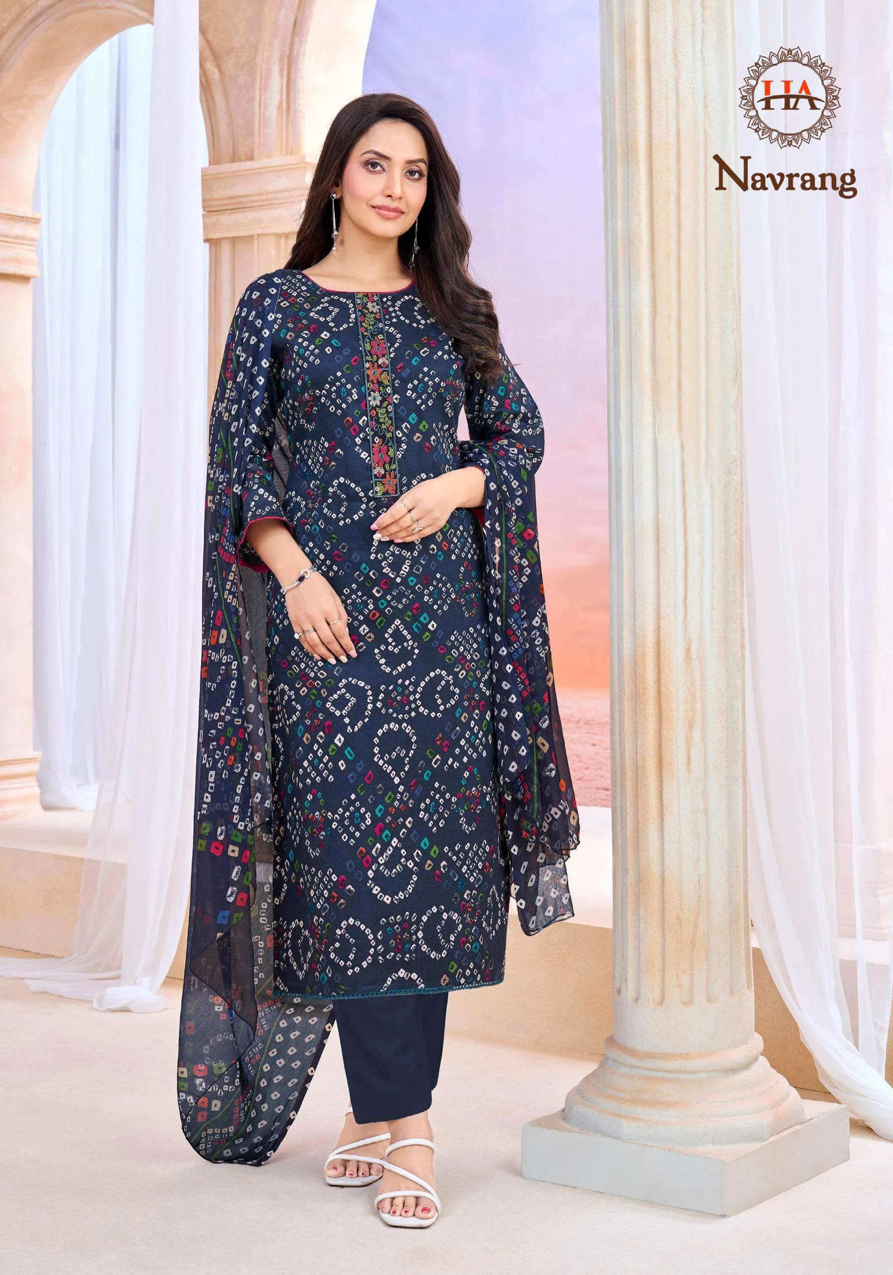 Harshit Fashion Hub Navrang Unstitched Suits