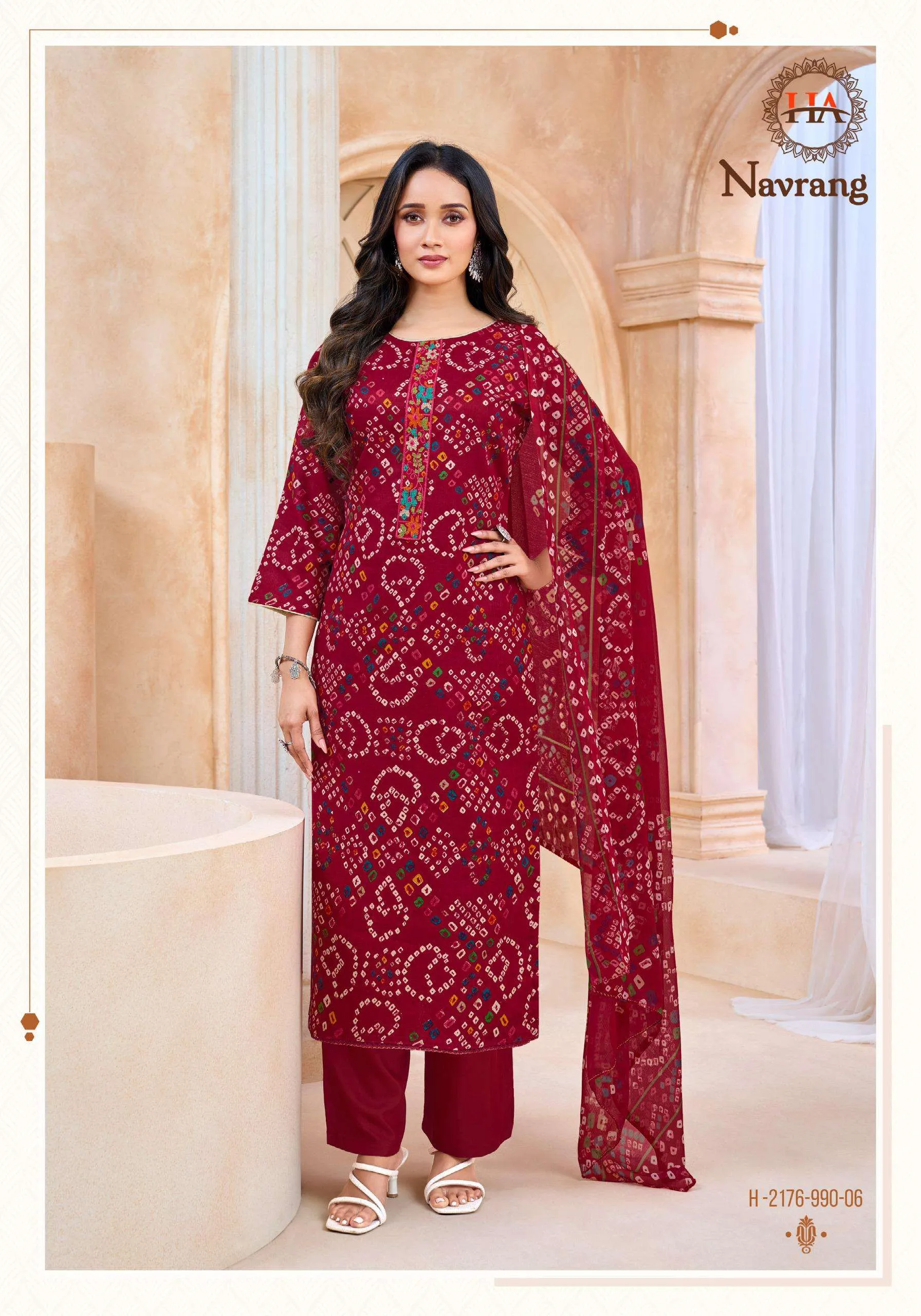 Harshit Fashion Hub Navrang Unstitched Suits