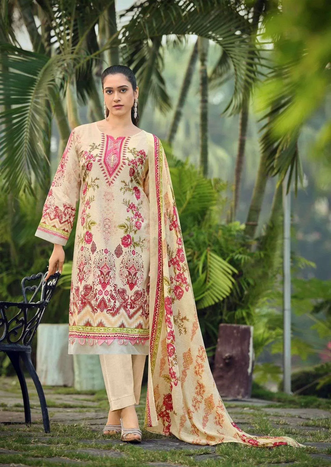 Ishaal Prints Gulmohar Vol 39 Karachi Cotton Dress Materials