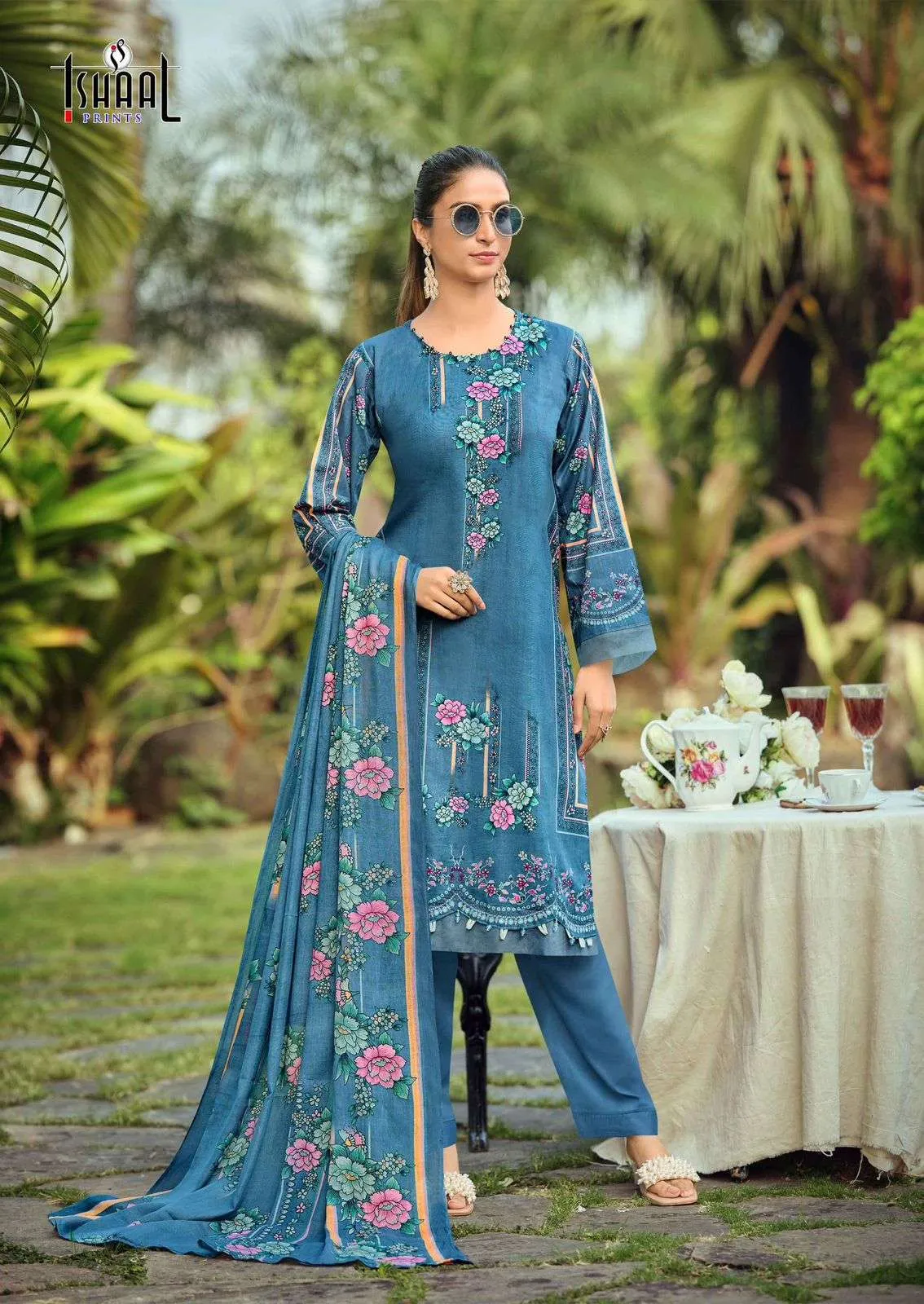 Ishaal Prints Gulmohar Vol 39 Karachi Cotton Dress Materials