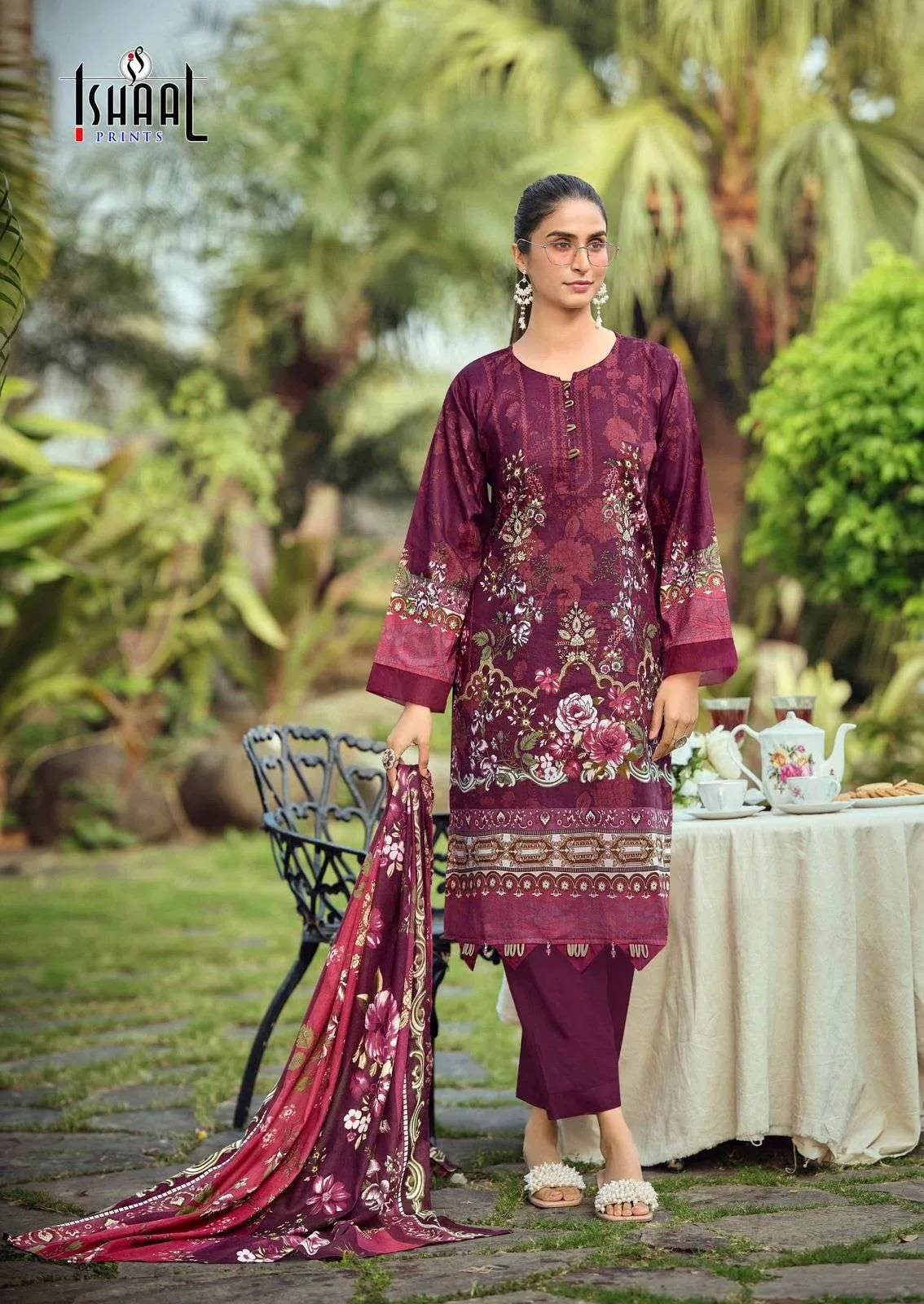 Ishaal Prints Gulmohar Vol 39 Karachi Cotton Dress Materials