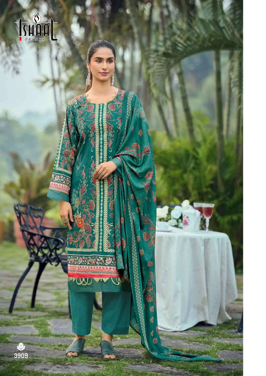 Ishaal Prints Gulmohar Vol 39 Karachi Cotton Dress Materials