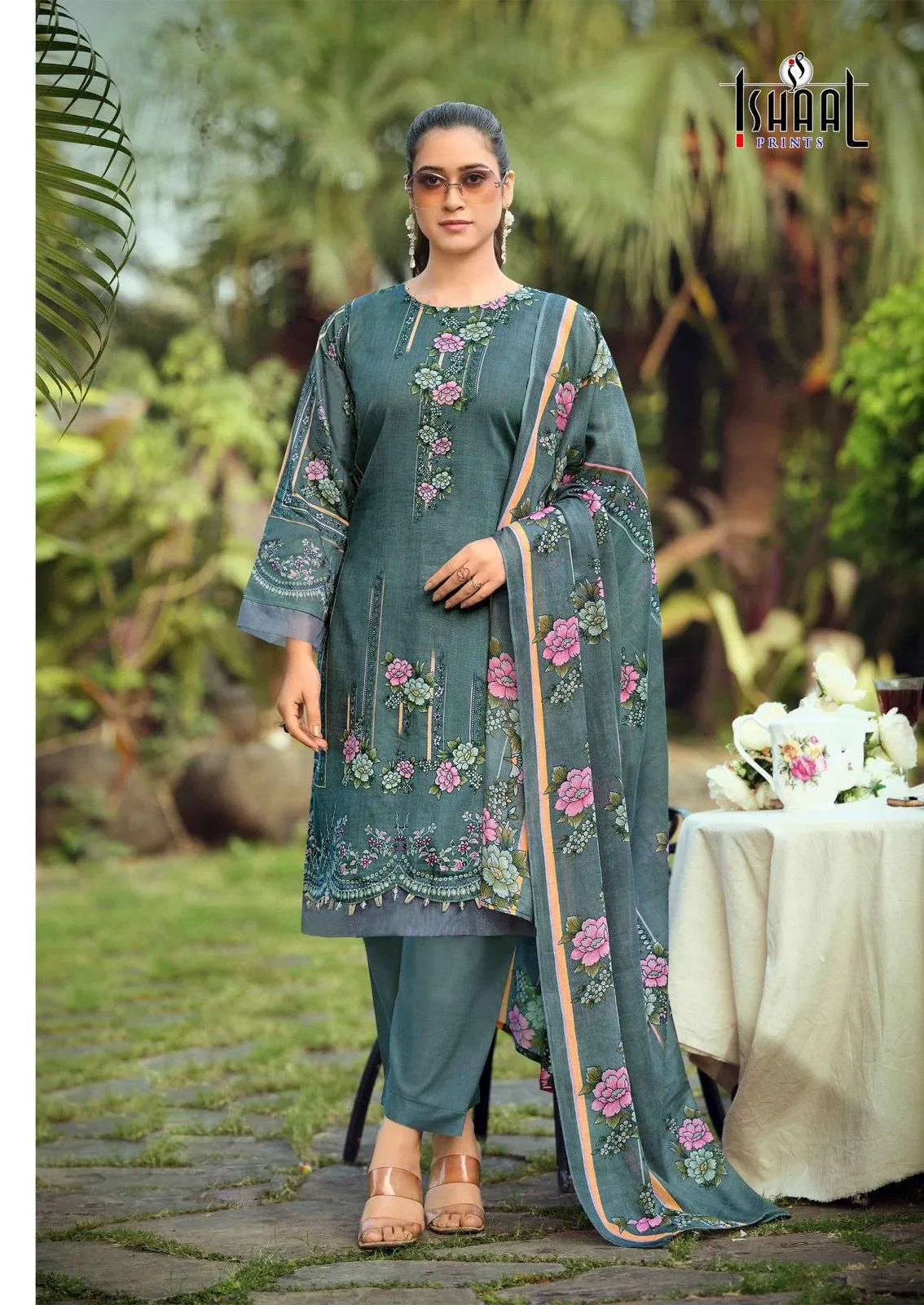 Ishaal Prints Gulmohar Vol 39 Karachi Cotton Dress Materials