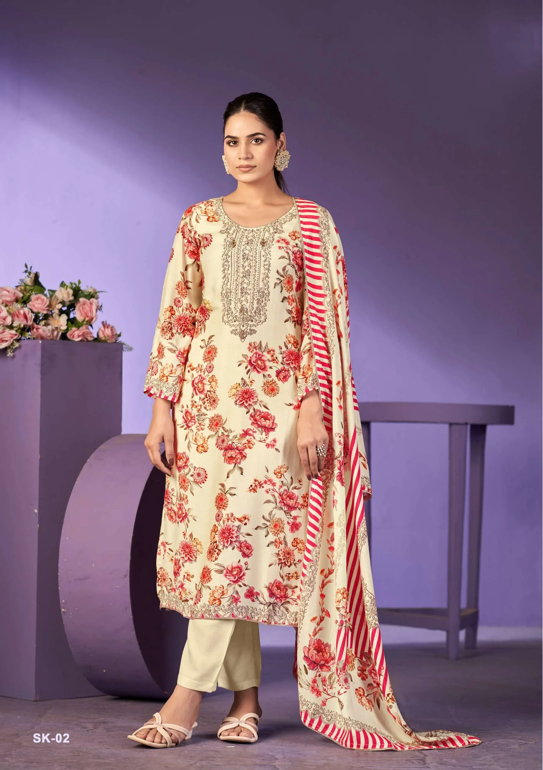 Karva Designer Surkh Vol 3 Semi Stitched Suits