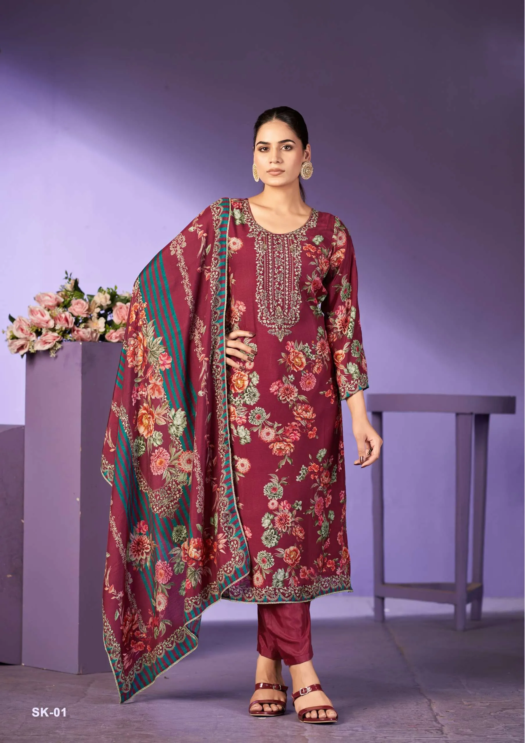 Karva Designer Surkh Vol 3 Semi Stitched Suits