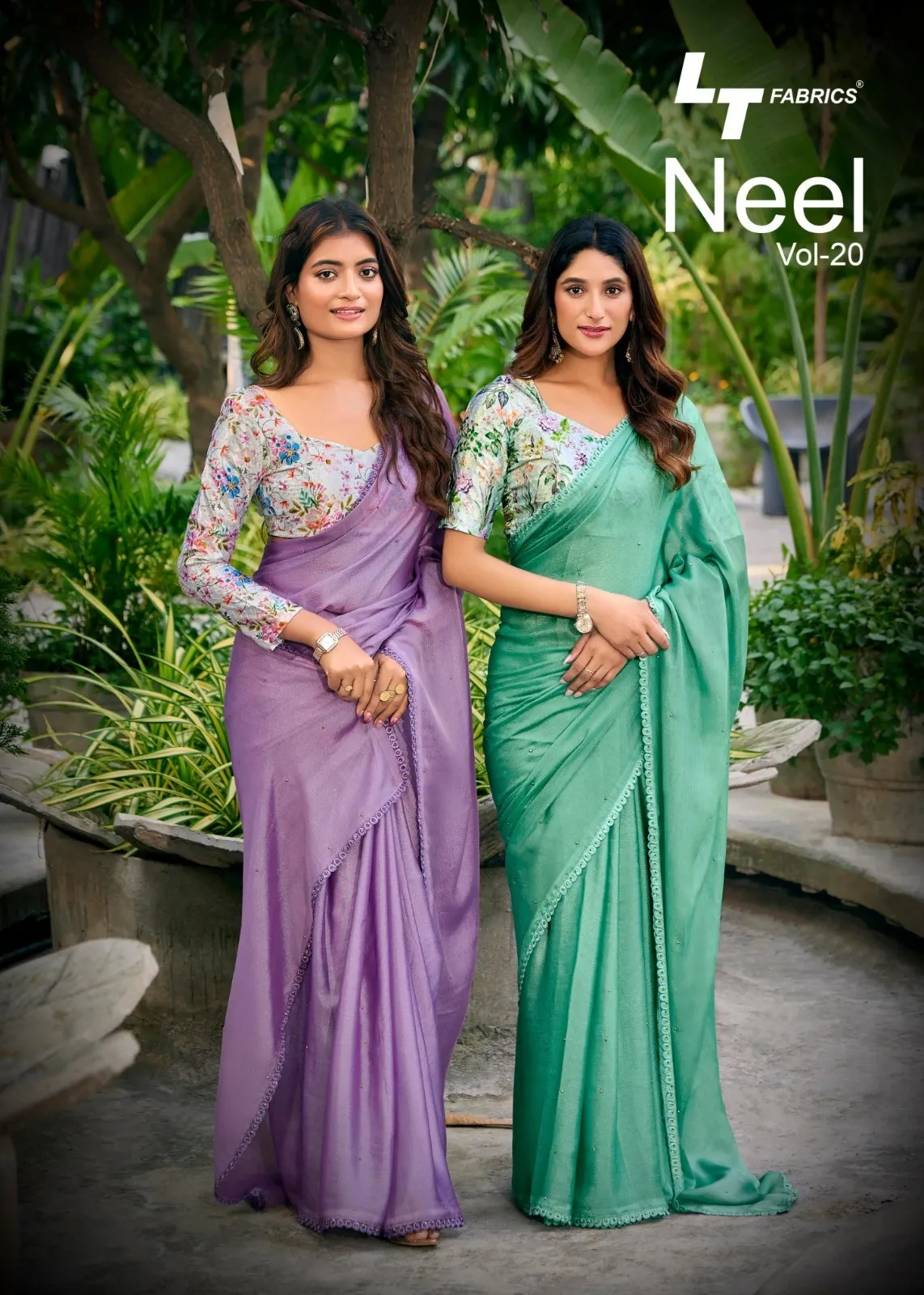 Kashvi Neel Vol 20 Satin with Swarovski Work Saree Collection Sarees