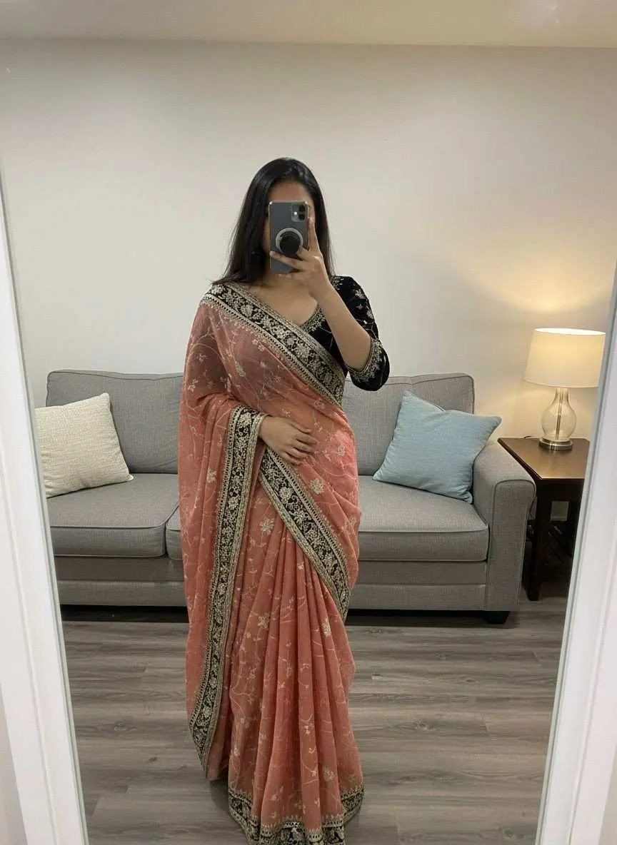 Kc 207 Moss Silk Sequins and Zari Worked Designer Saree Collection Sarees