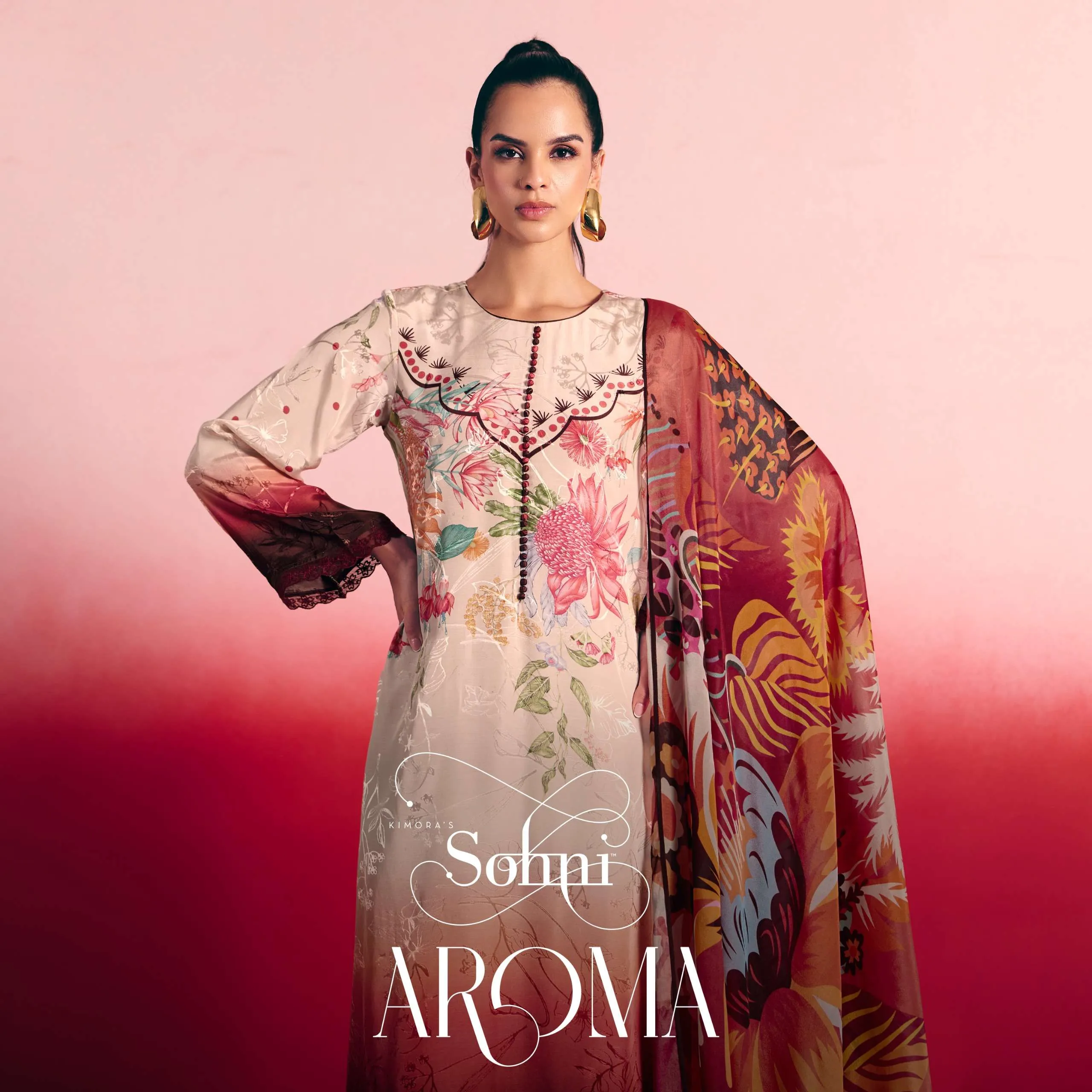 Kimora Aroma Vol 48 Semi Stitched Suits