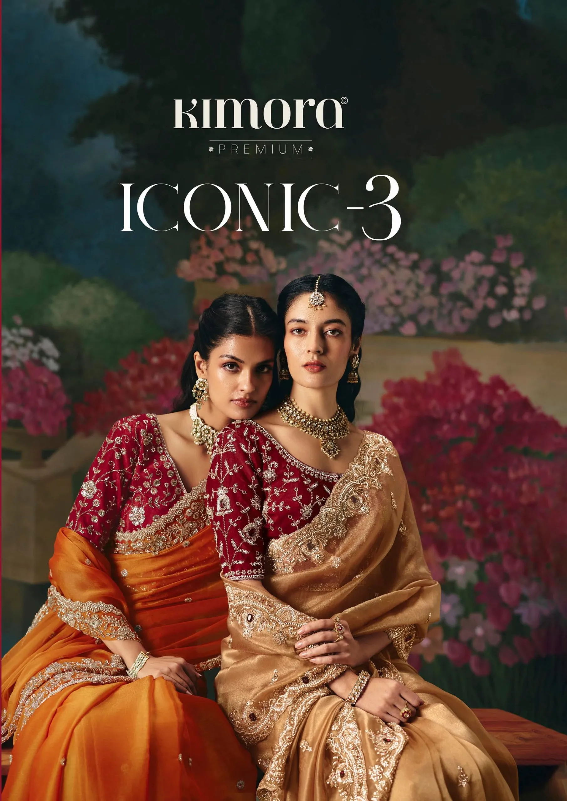 Kimora Iconic 3 Fancy with Sequence and Stone Work Saree Collection Sarees