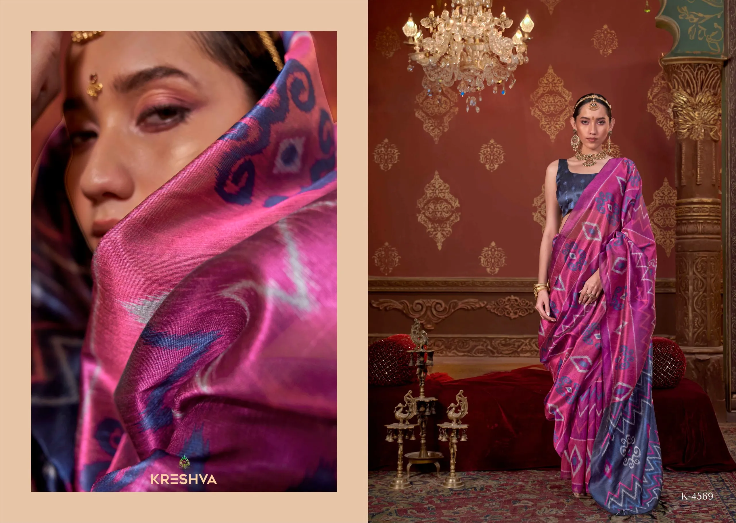 Kreshva Takshshila Silk with Casual Wear Saree Collection Sarees