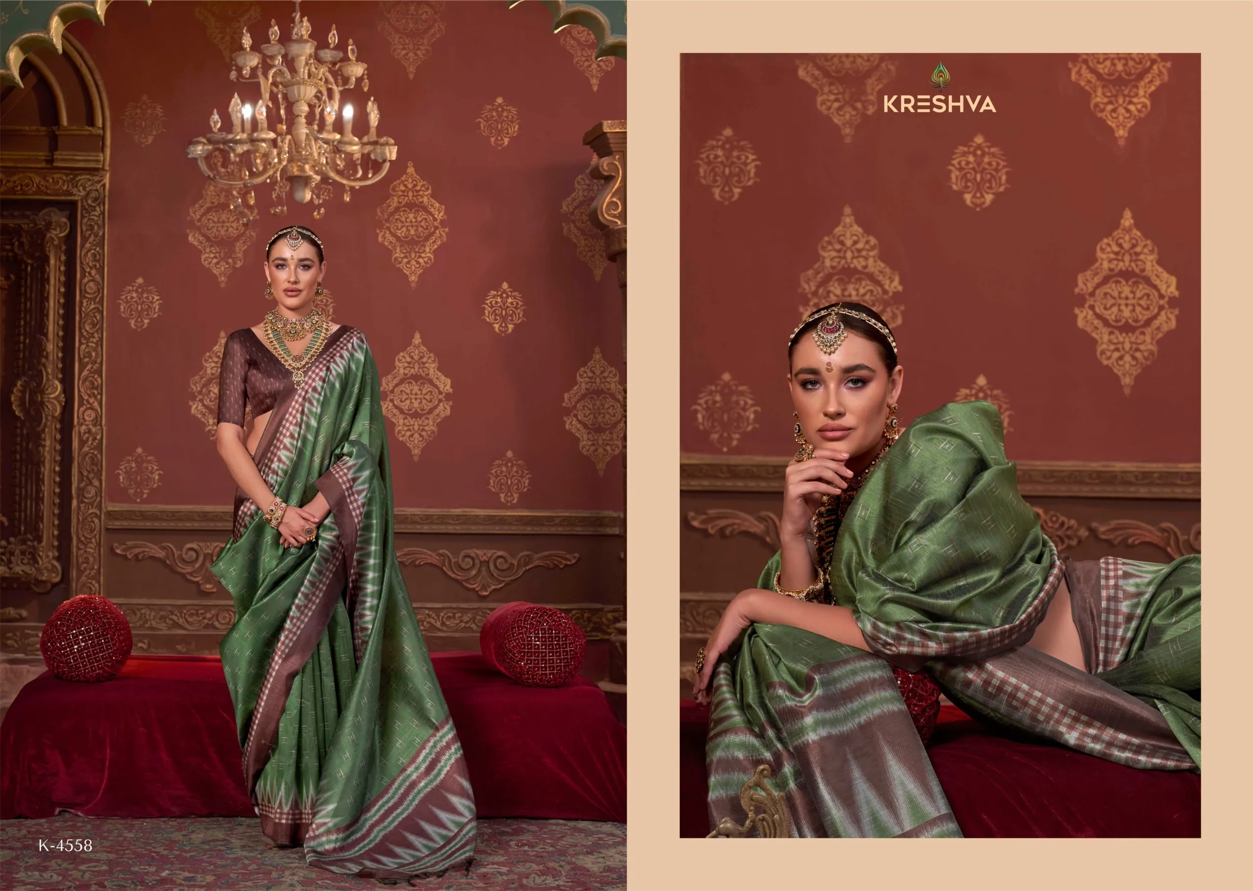 Kreshva Takshshila Silk with Casual Wear Saree Collection Sarees