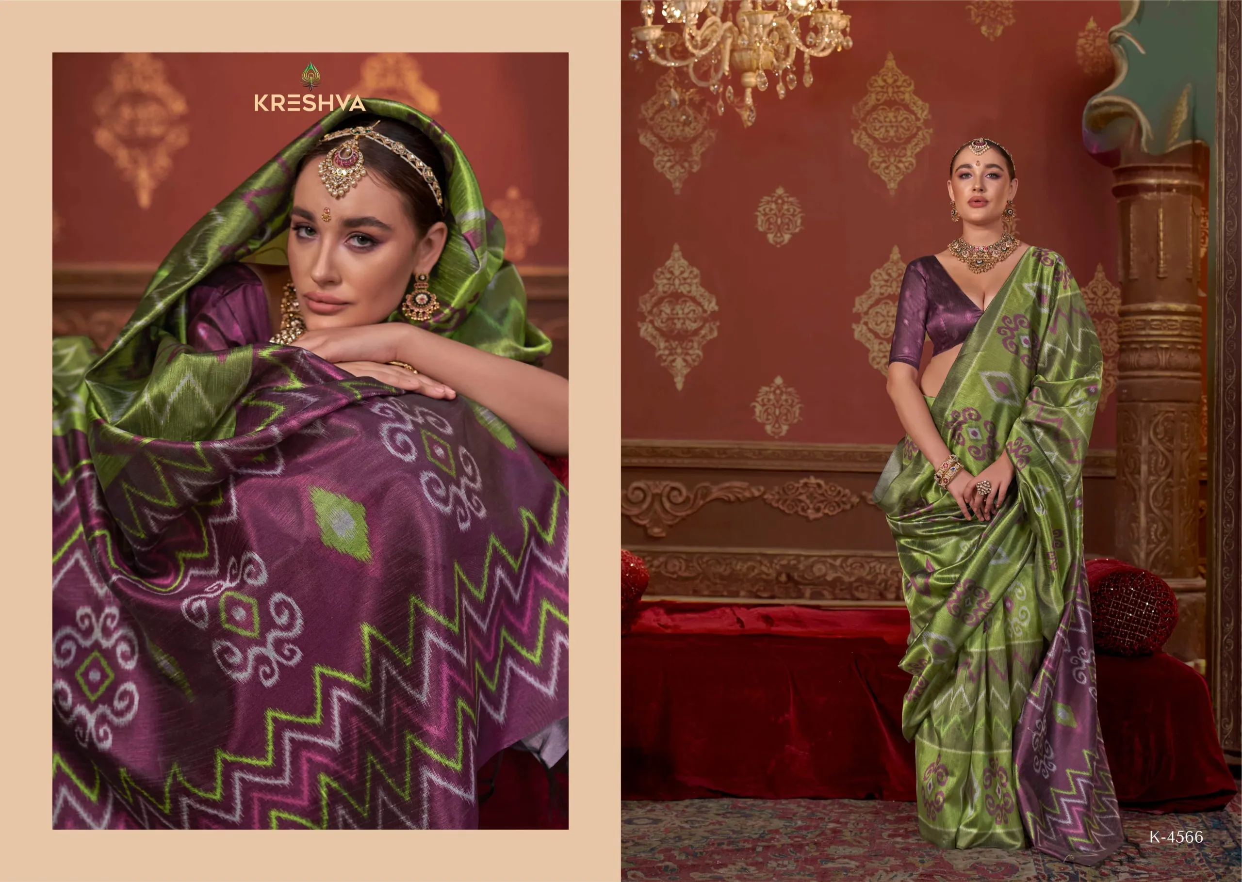 Kreshva Takshshila Silk with Casual Wear Saree Collection Sarees