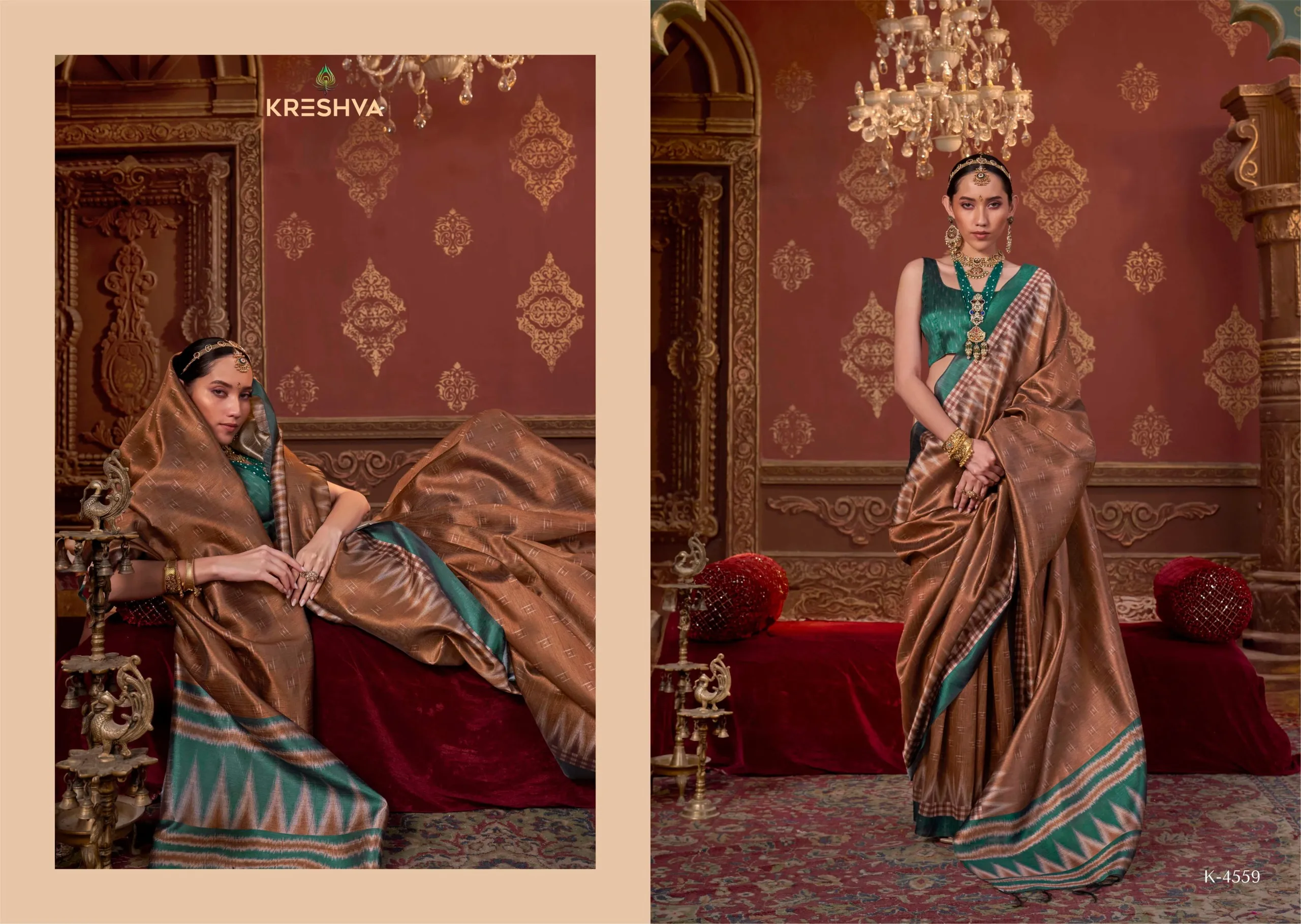 Kreshva Takshshila Silk with Casual Wear Saree Collection Sarees