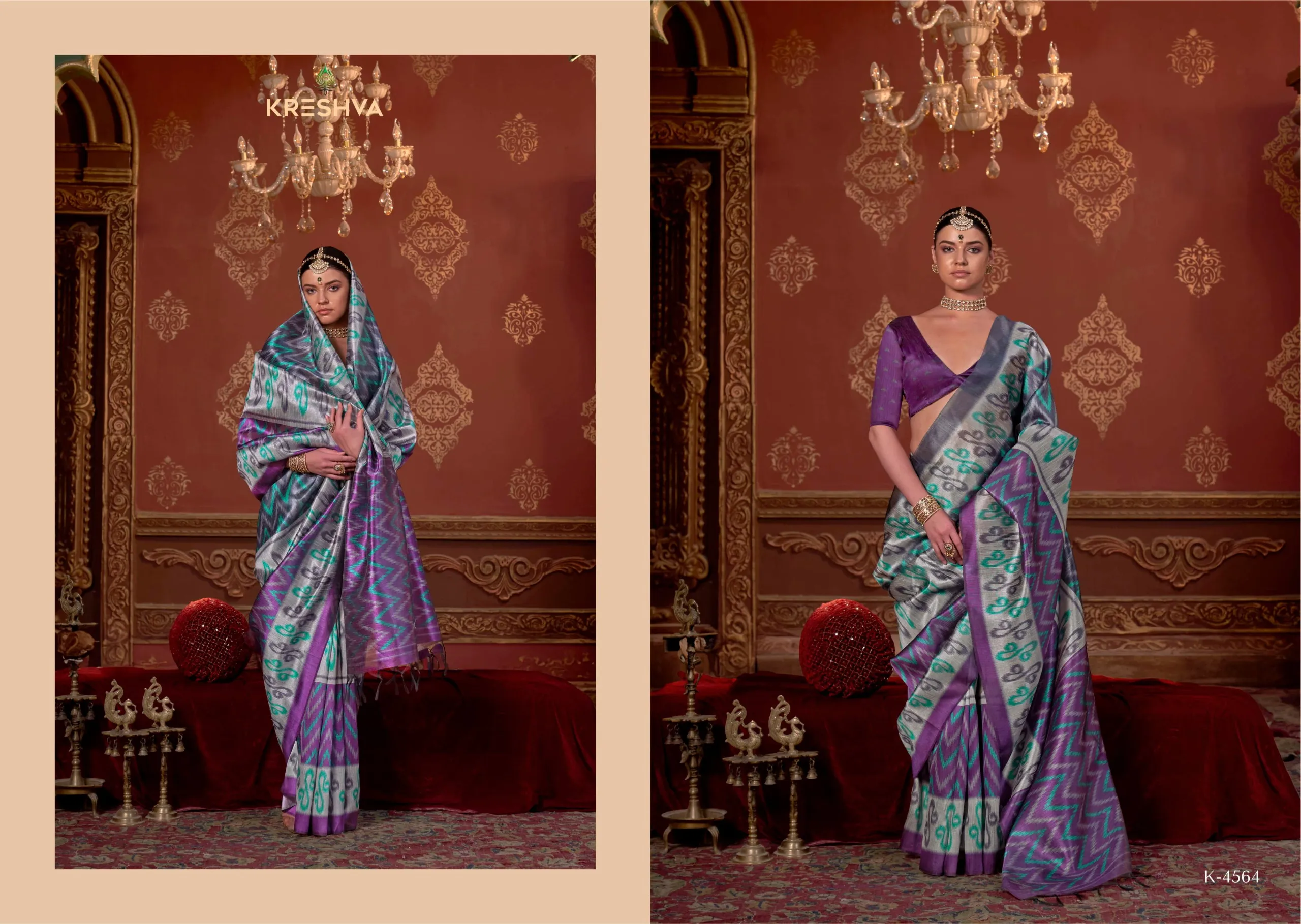 Kreshva Takshshila Silk with Casual Wear Saree Collection Sarees