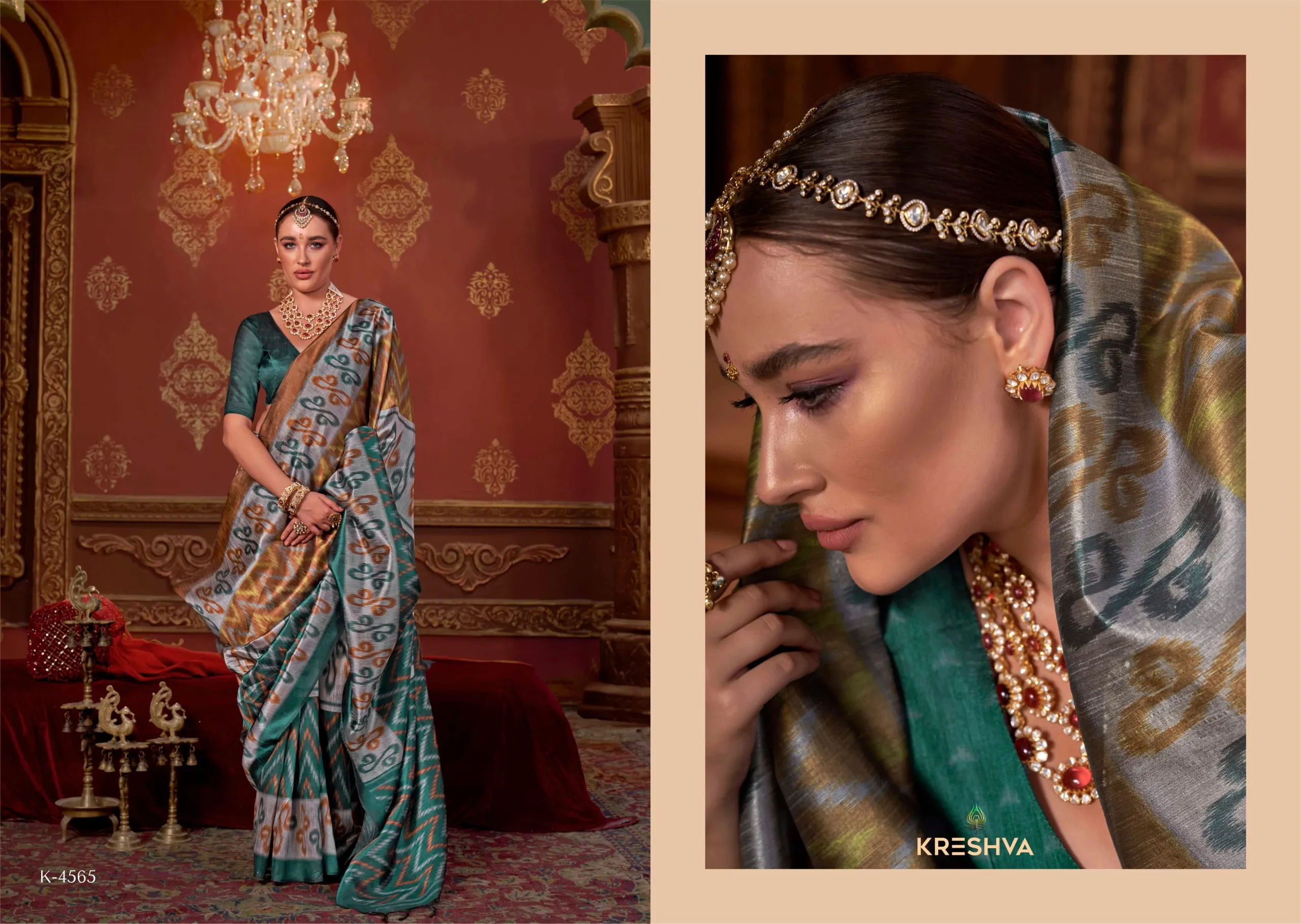 Kreshva Takshshila Silk with Casual Wear Saree Collection Sarees