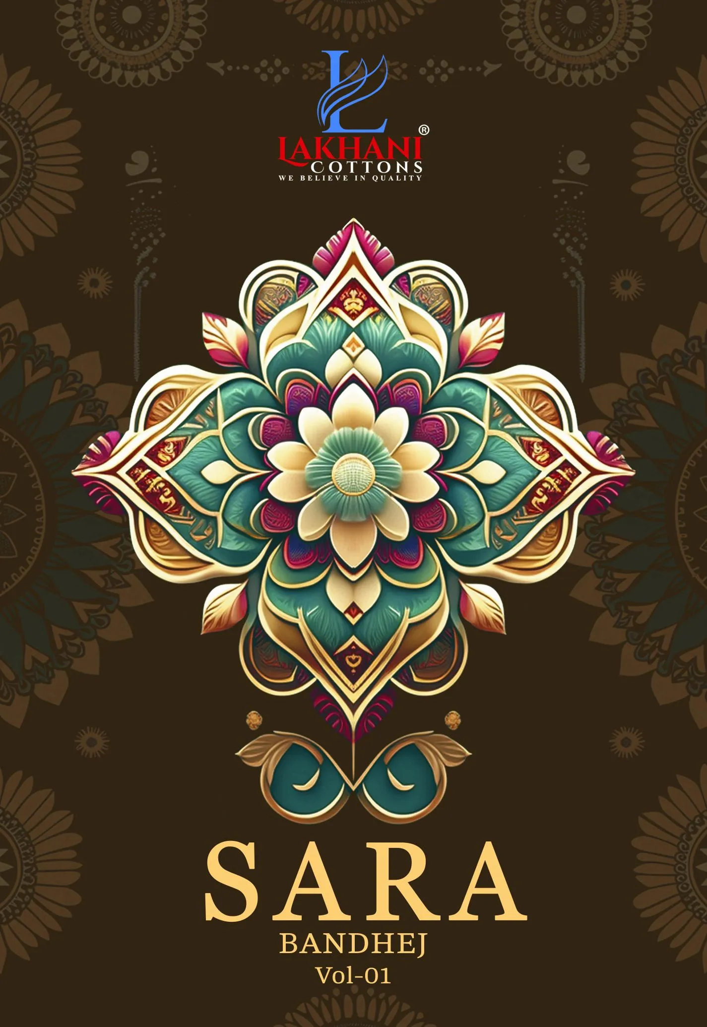 Lakhani Sara Bandhej Vol 1 Unstitched Suits