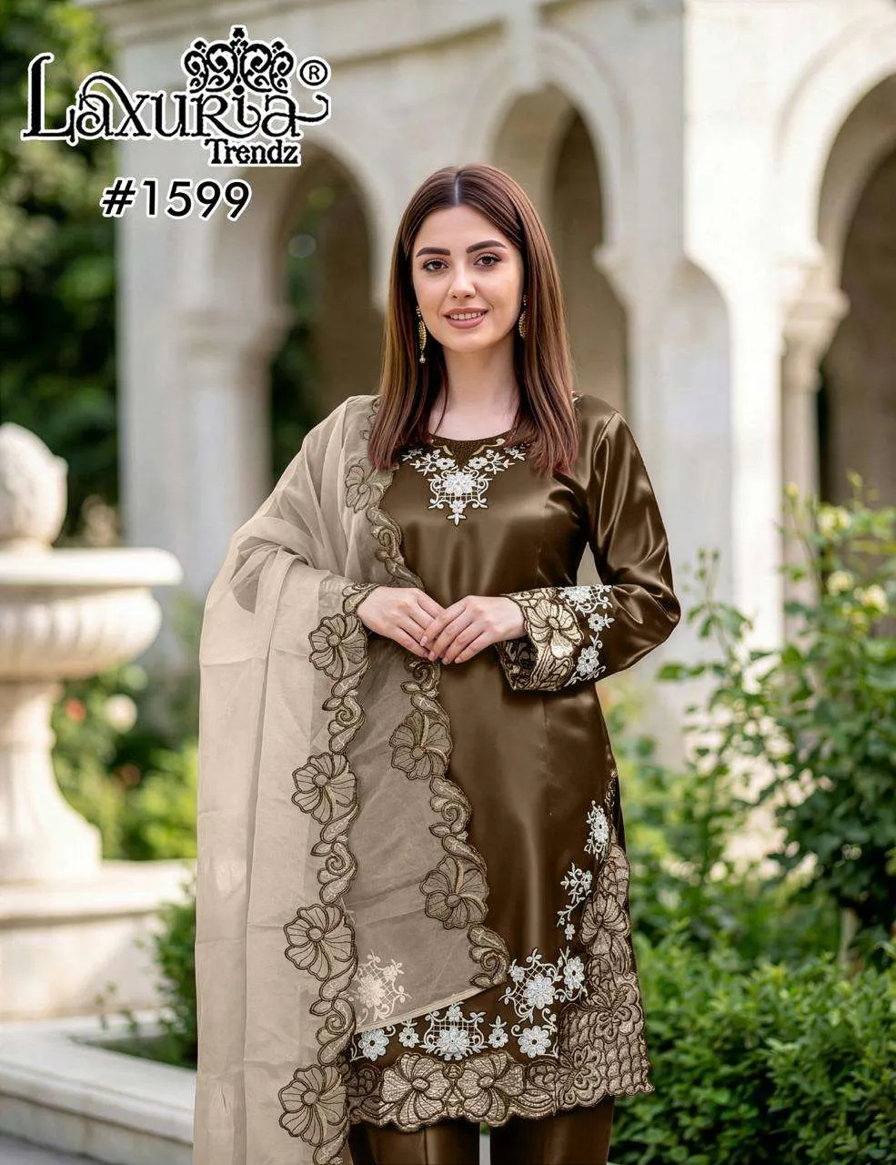 Laxuria Trendz D No 1599 Pakistani Readymade Suits