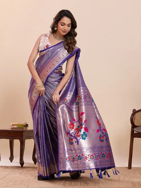Maahi 212 Paithani Silk Zari Weaving Saree Collection Sarees