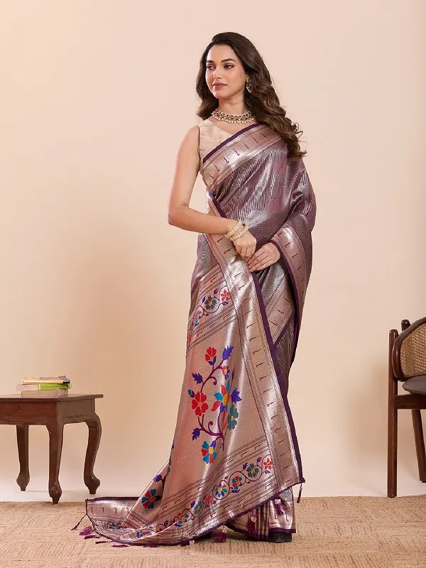 Maahi 212 Paithani Silk Zari Weaving Saree Collection Sarees