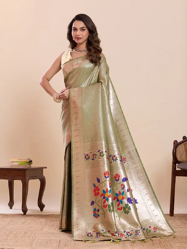 Maahi 212 Paithani Silk Zari Weaving Saree Collection Sarees