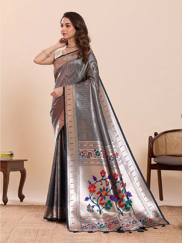 Maahi 212 Paithani Silk Zari Weaving Saree Collection Sarees