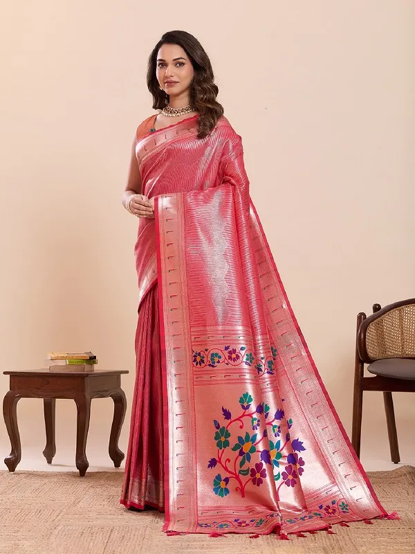 Maahi 212 Paithani Silk Zari Weaving Saree Collection Sarees