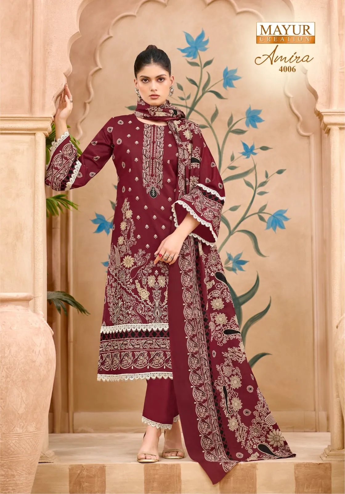 Mayur Creation Amira Vol 4 Unstitched Suits