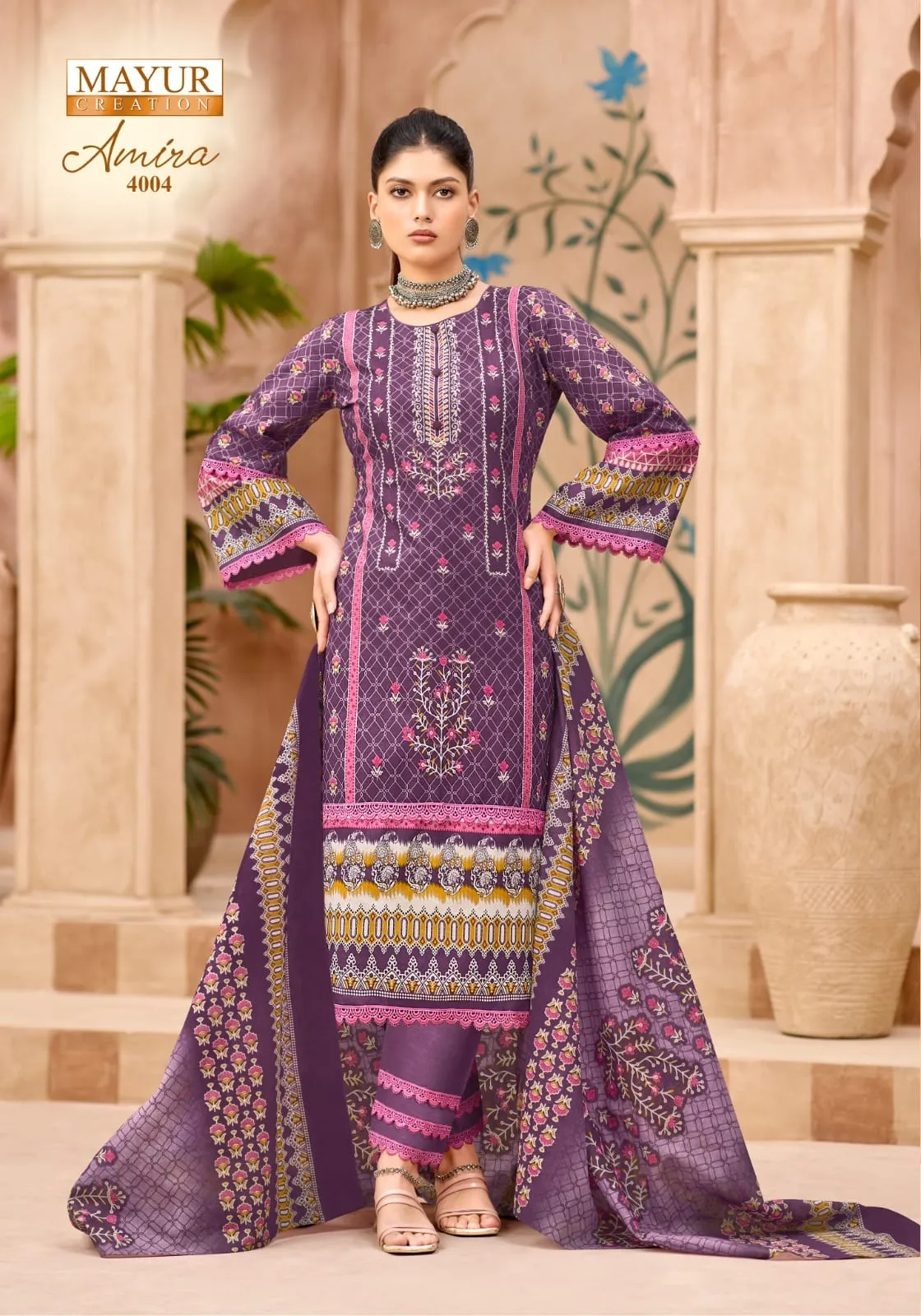 Mayur Creation Amira Vol 4 Unstitched Suits