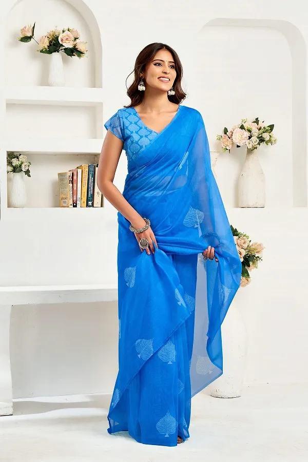 Meera 323 Linen Printed Party Wear Fancy Saree Collection Sarees