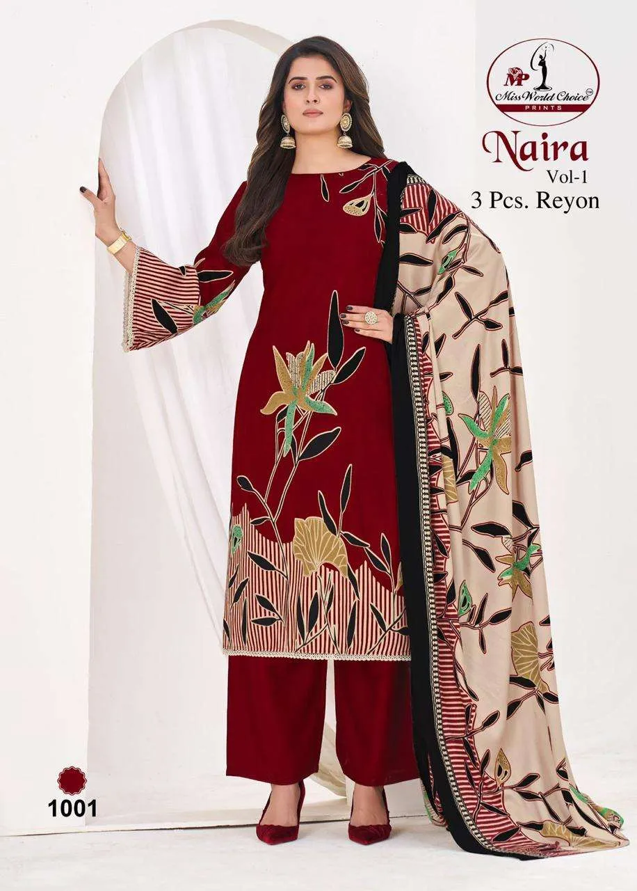 Mishri Naira Vol 1 Semi Stitched Suits