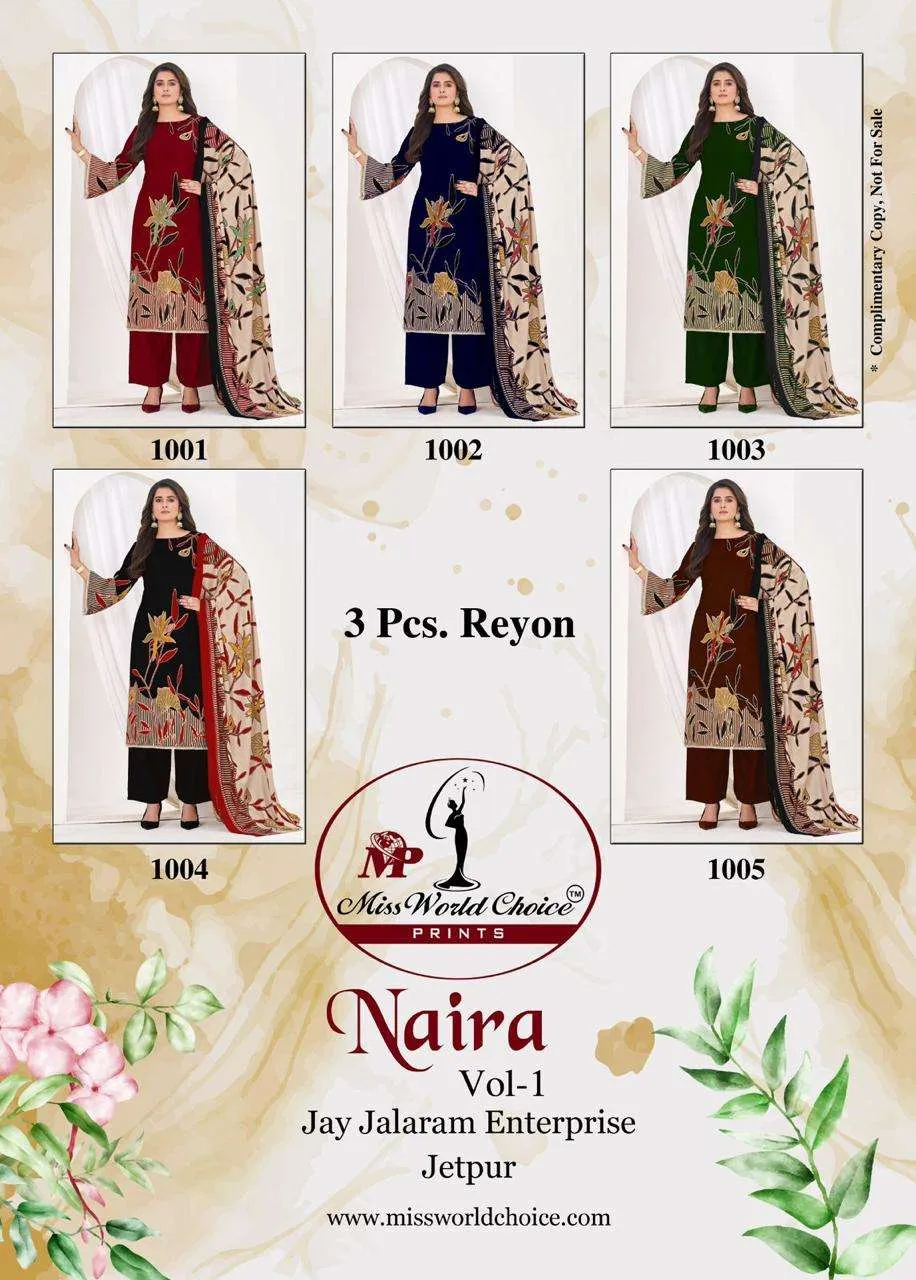Mishri Naira Vol 1 Semi Stitched Suits
