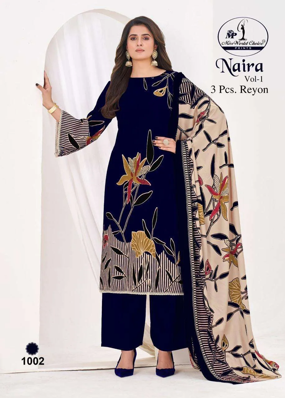 Mishri Naira Vol 1 Semi Stitched Suits