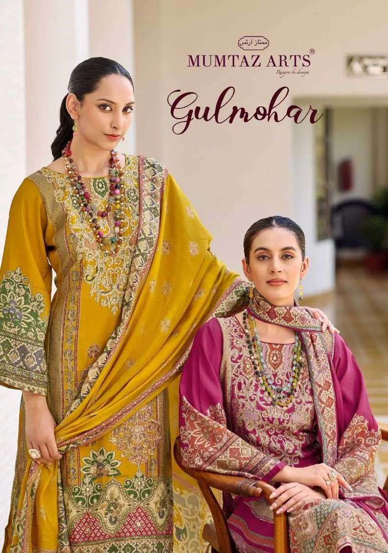 Mumtaz Arts Gulmohar Semi Stitched Suits