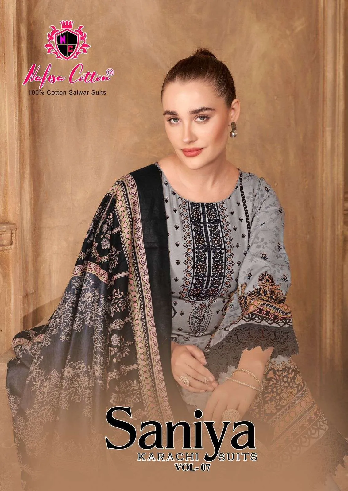 Nafisa Saniya Vol 7 Unstitched Suits