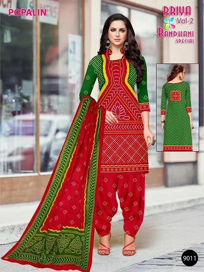 Nemi Priya Bandhani Vol Stitched Suits