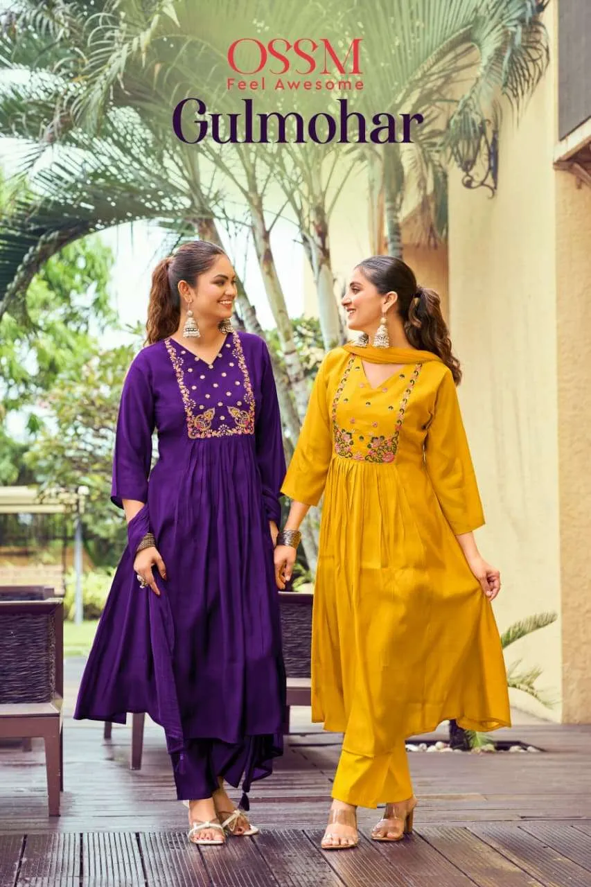 Ossm Gulmohar Readymade Suits