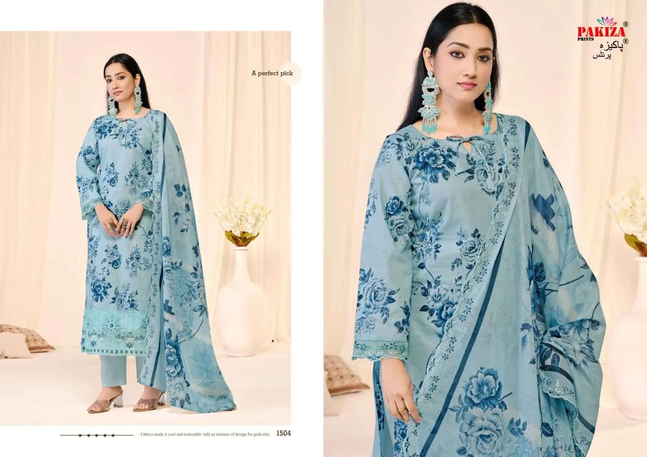 Pakiza Prints Abu Rehan Vol 15 Semi Stitched Suits