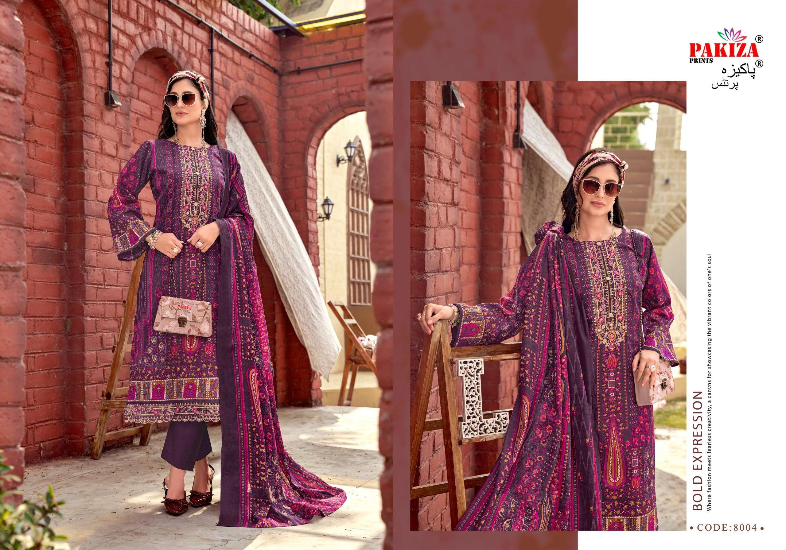 Pakiza Prints Farmaish Vol 8 Semi Stitched Suits