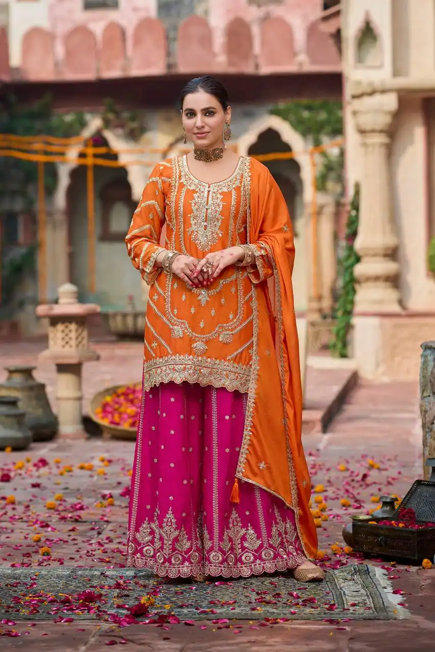 Deepika 5969 Sharara Suit Wholesale Market In Surat