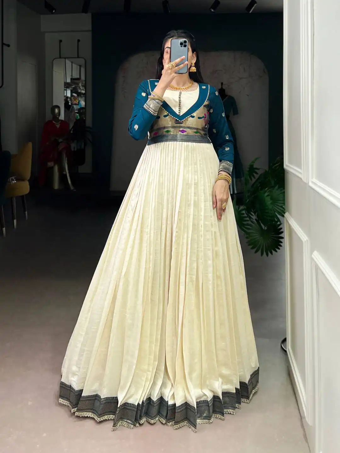 WMN 5304 Designer Gown Wholesale Market In Surat
