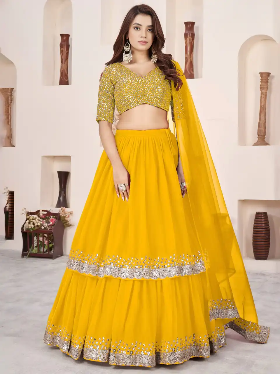Zeel 5066I Haldi Ceremony Lehenga For Women Online