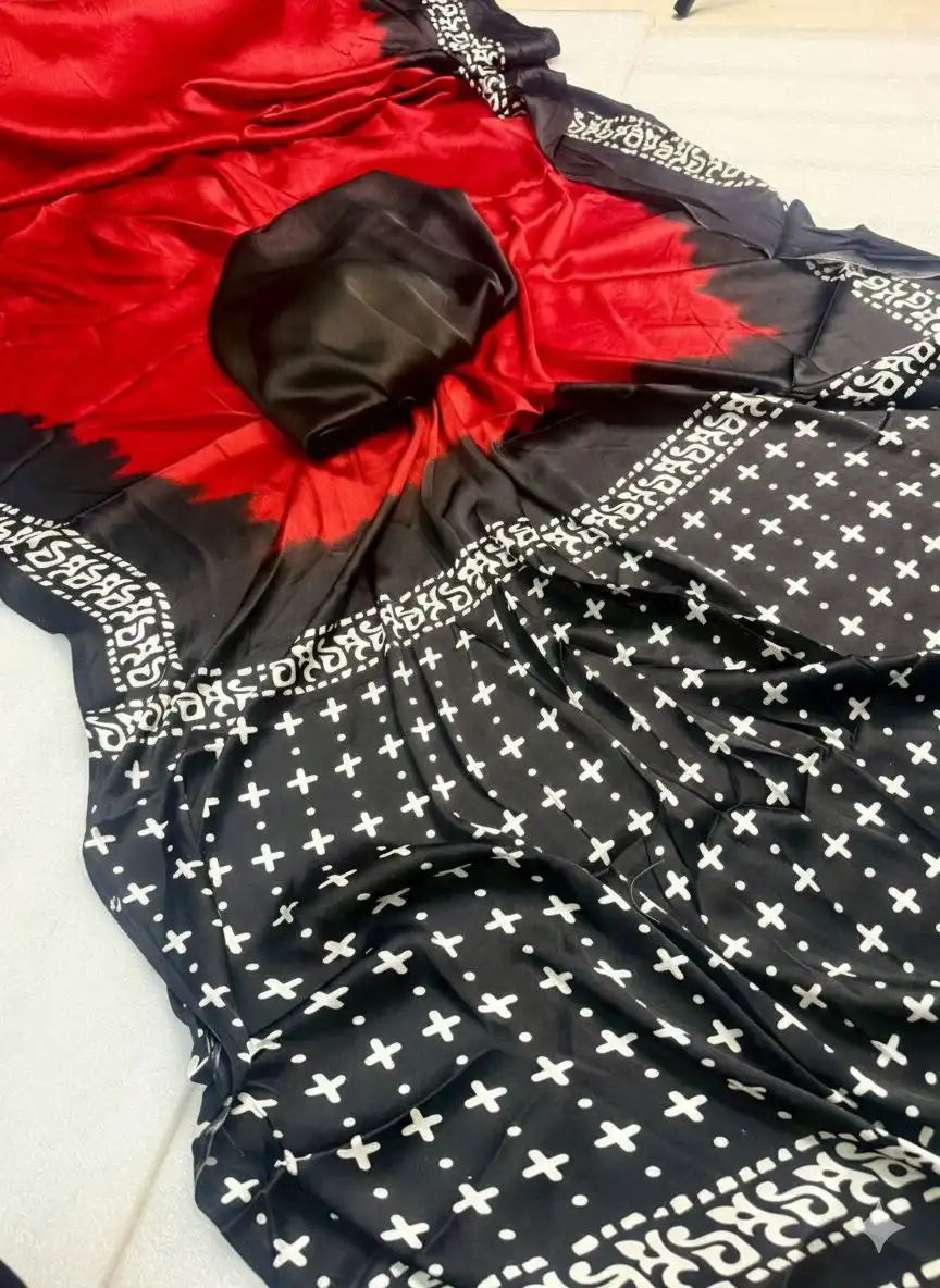 VFT Vol 204 Ajrakh Saree Wholesale Market Surat