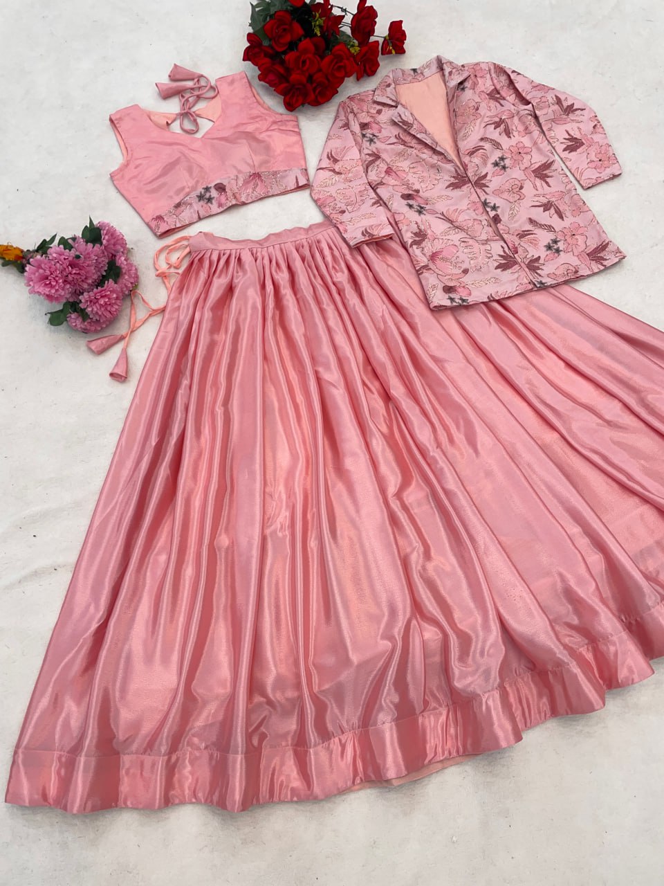 WMT 8234 Lehenga Blouse Koti Design For Women